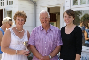 Sue and Holly Thompson, winner of handicap ladies doubles